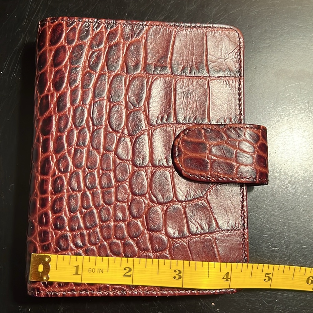 Filofax Classic Croc Pocket Leather Organizer - Picture 8 of 12